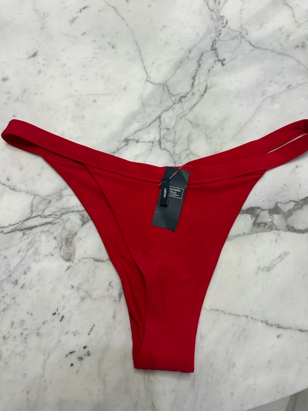 Abercrombie & Fitch Red Bikini Bottom